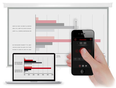 presentation pointer app for iphone